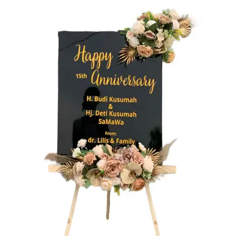 Papan Bunga Akrilik Lumindai