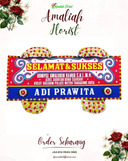 Papan Bunga Ucapan Selamat Lumindai